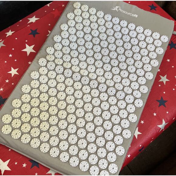 ProsourceFit Acupressure Mat Grey Back/Neck Pain Relief - Picture 5 of 5